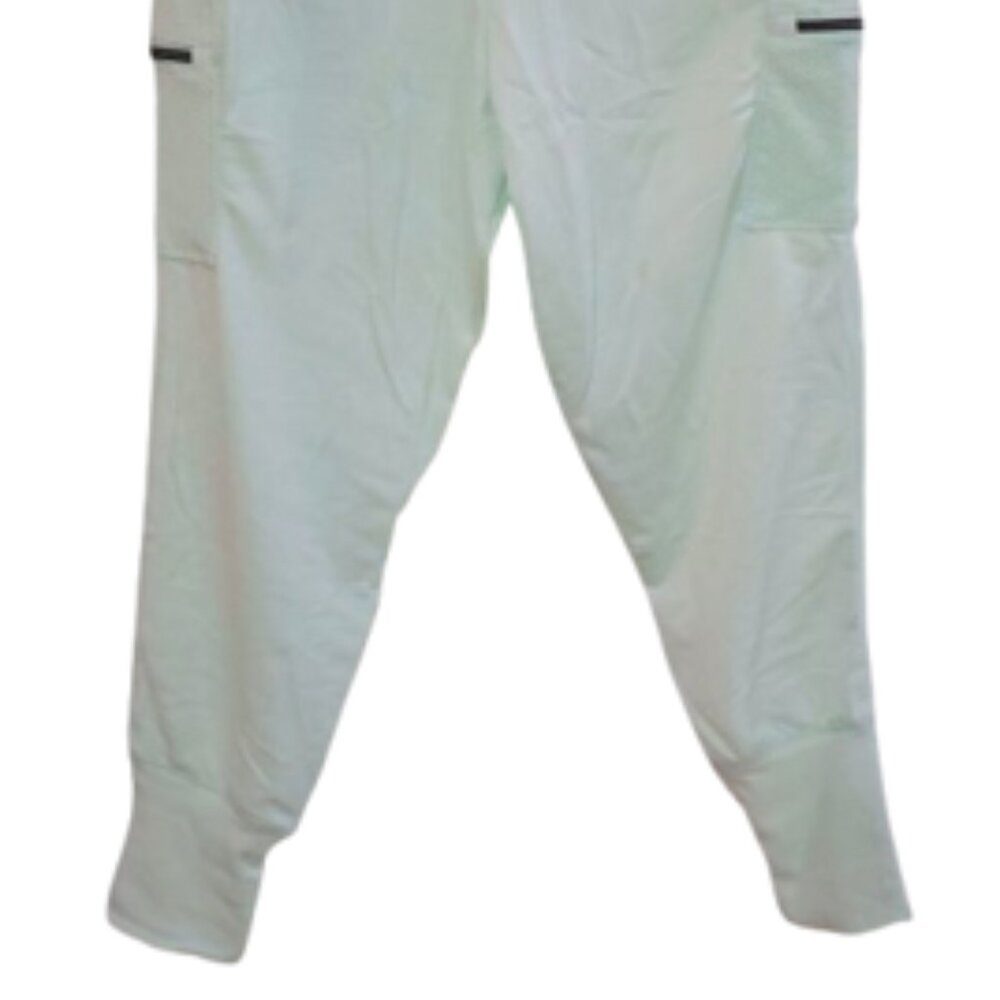 Nine West Active Mesh Cargo Joggers Mint Green Drawstring NWT Size Medium - Picture 6 of 6